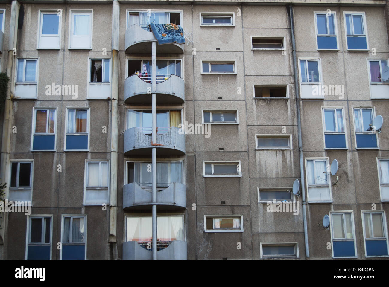 Banlieue de Lille France avec location appartements Banque D'Images