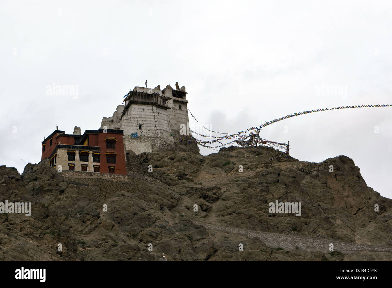 Namgyal tsemo gompa, Leh, Ladakh Banque D'Images