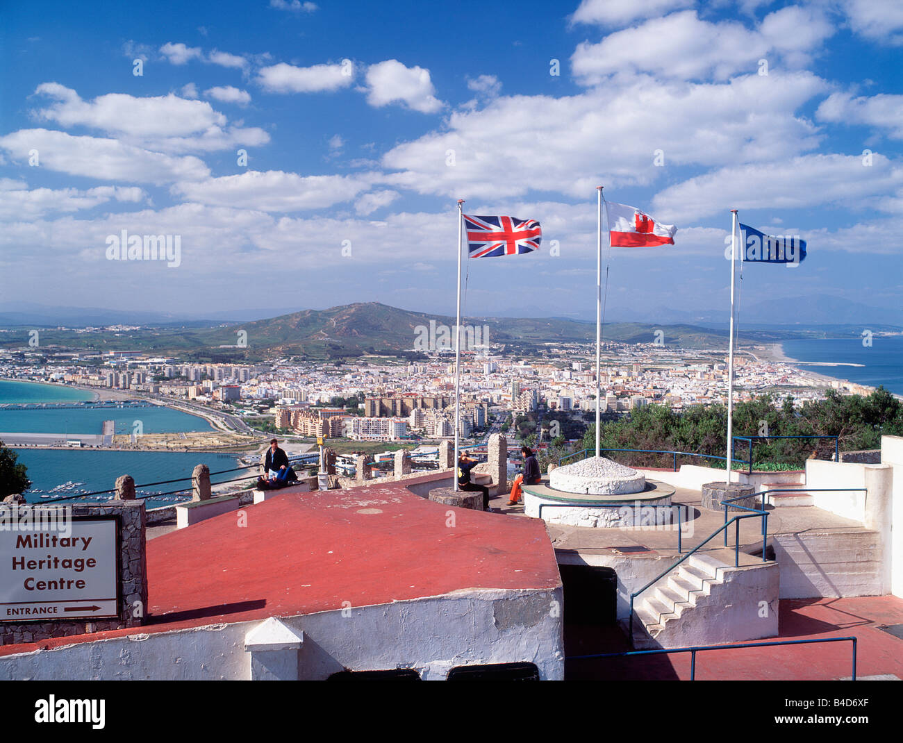 Espagne Andalousie Cadix province rocher de Gibraltar Banque D'Images