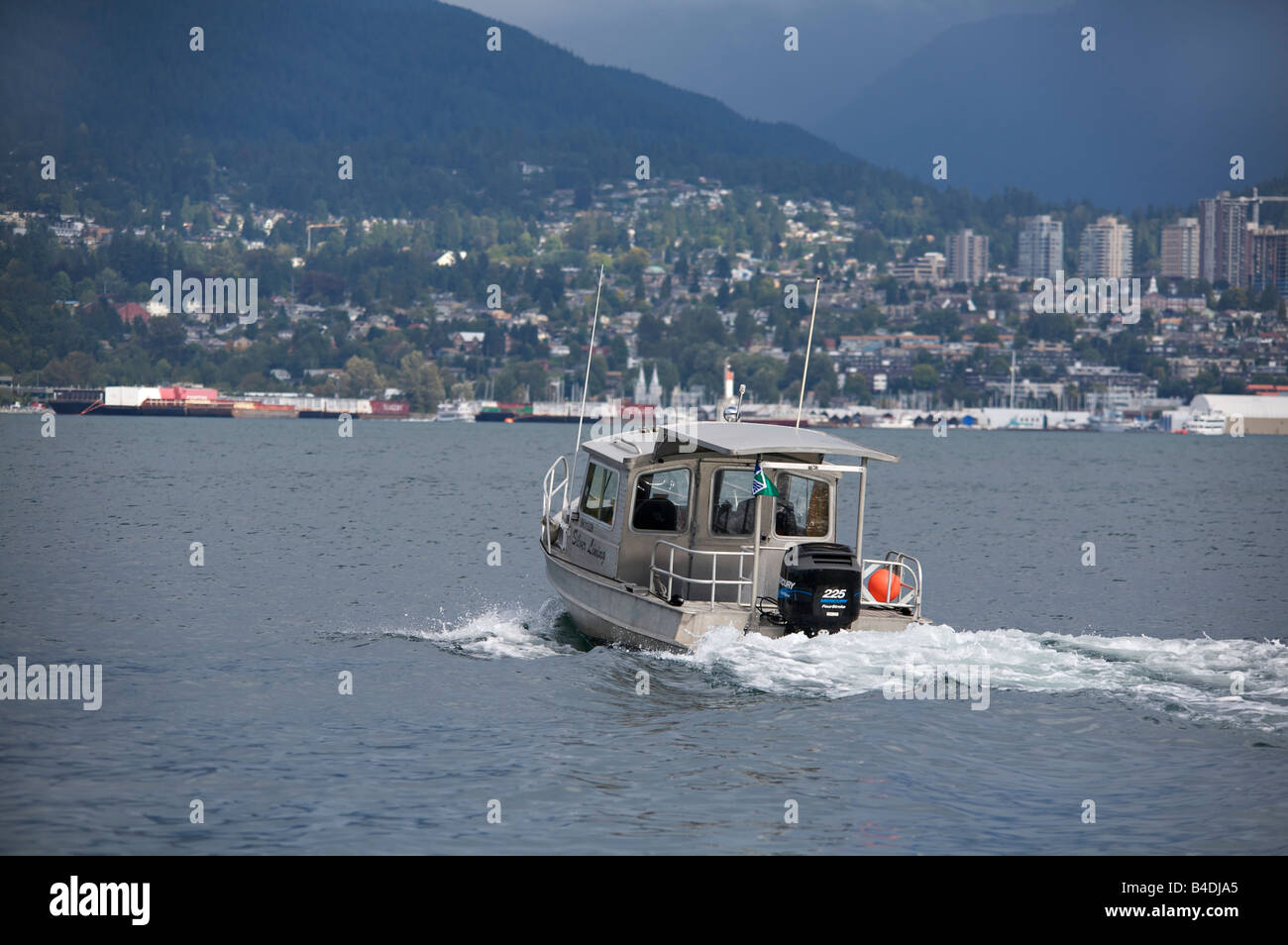 D'hydravion à Vancouver Harbour, l'Inlet Burrard, Vancouver, Colombie-Britannique Banque D'Images