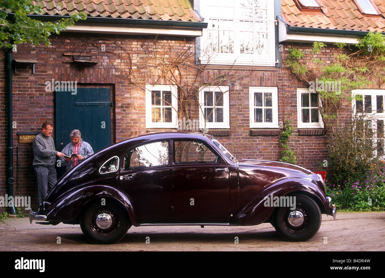 Voiture, Adler 2.5, année modèle 1937-1939, de limousines, de taille moyenne supérieure , corps rationalisé env. Highway-Adler', 'sogenannter, Vin Banque D'Images