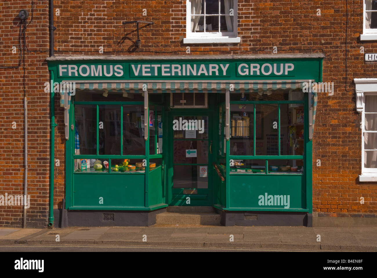 Le groupe vétérinaire Fromus à Southwold, Suffolk, UK Banque D'Images