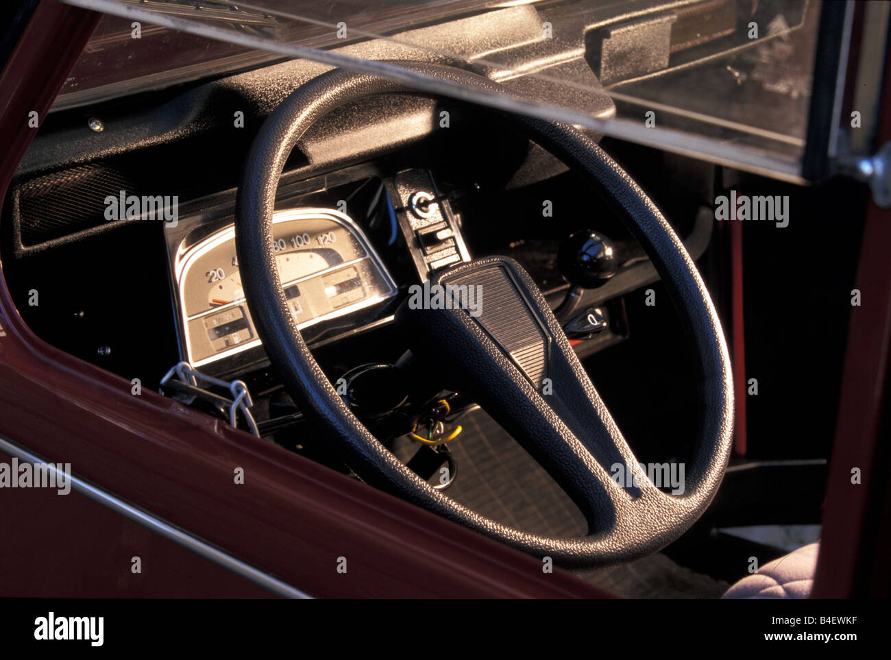 Voiture, Citroen 2CV Charleston, Sedan, l'année de modèle 1980-1989 Banque D'Images