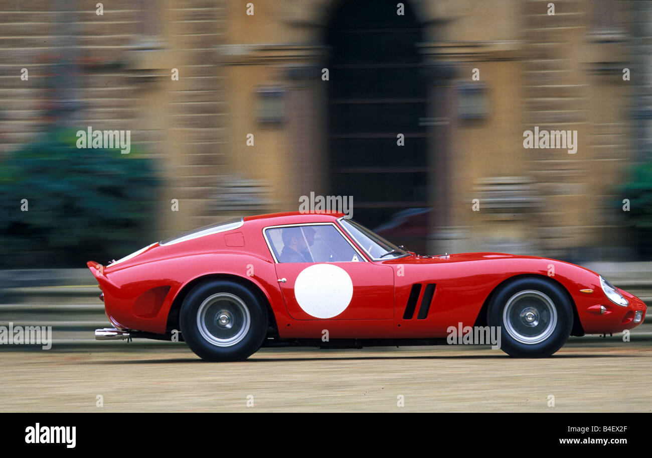 Voiture, Ferrari 250 GTO, l'année de modèle 1964, 1960, 1960, vintage car, voiture de sport, coupé, cabriolet, rouge, conduite, side view Banque D'Images