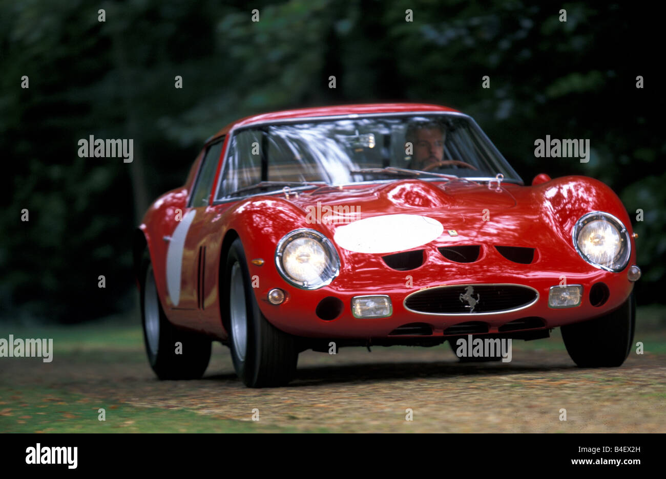 Voiture, Ferrari 250 GTO, l'année de modèle 1964, 1960, 1960, vintage car, voiture de sport, coupé, cabriolet, rouge, conduite, debout, diago Banque D'Images