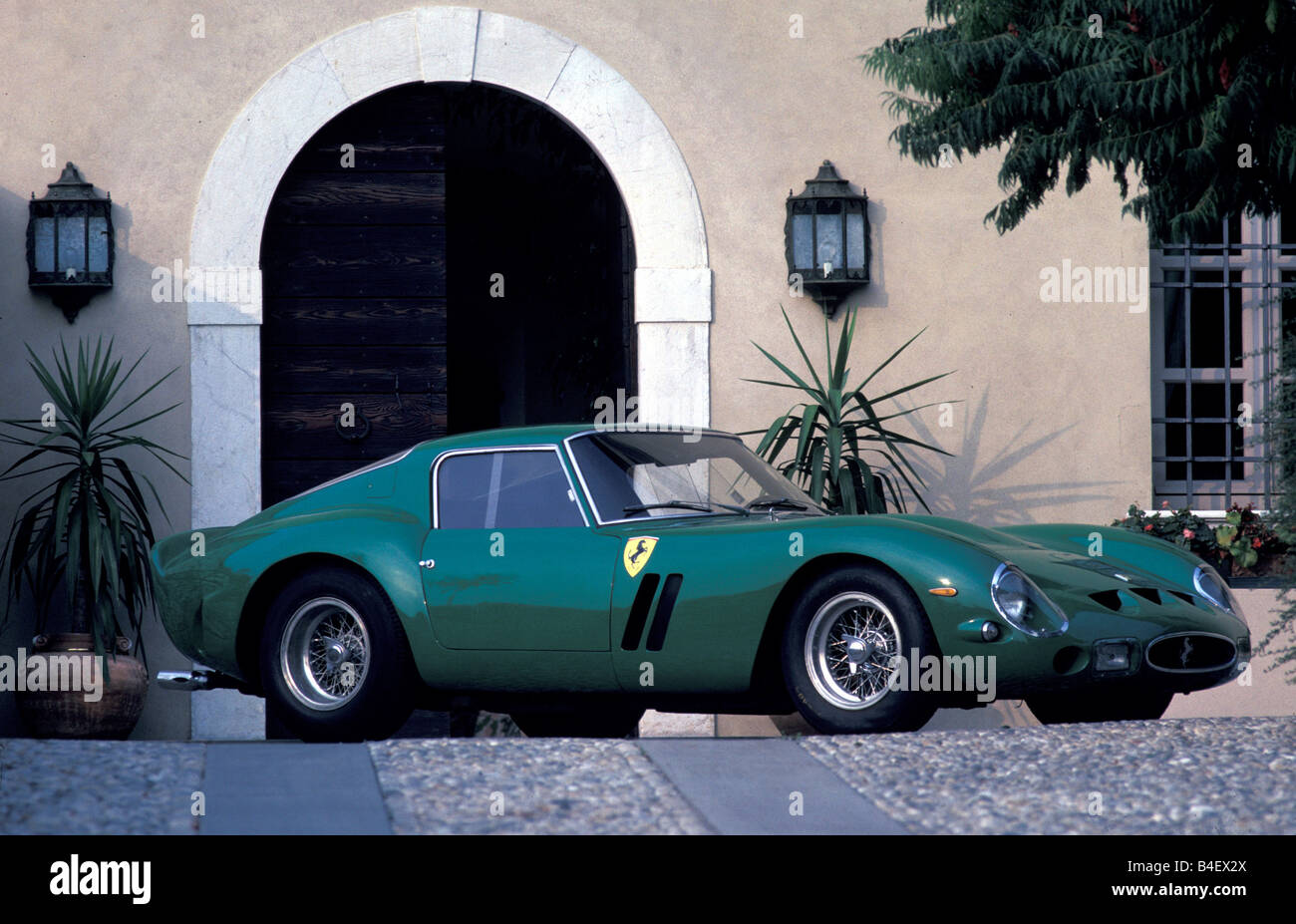 Voiture, Ferrari 250 GTO, l'année de modèle 1964, 1960, 1960, vintage car, voiture de sport, coupé, coupé, vert, debout, diagonal bof Banque D'Images