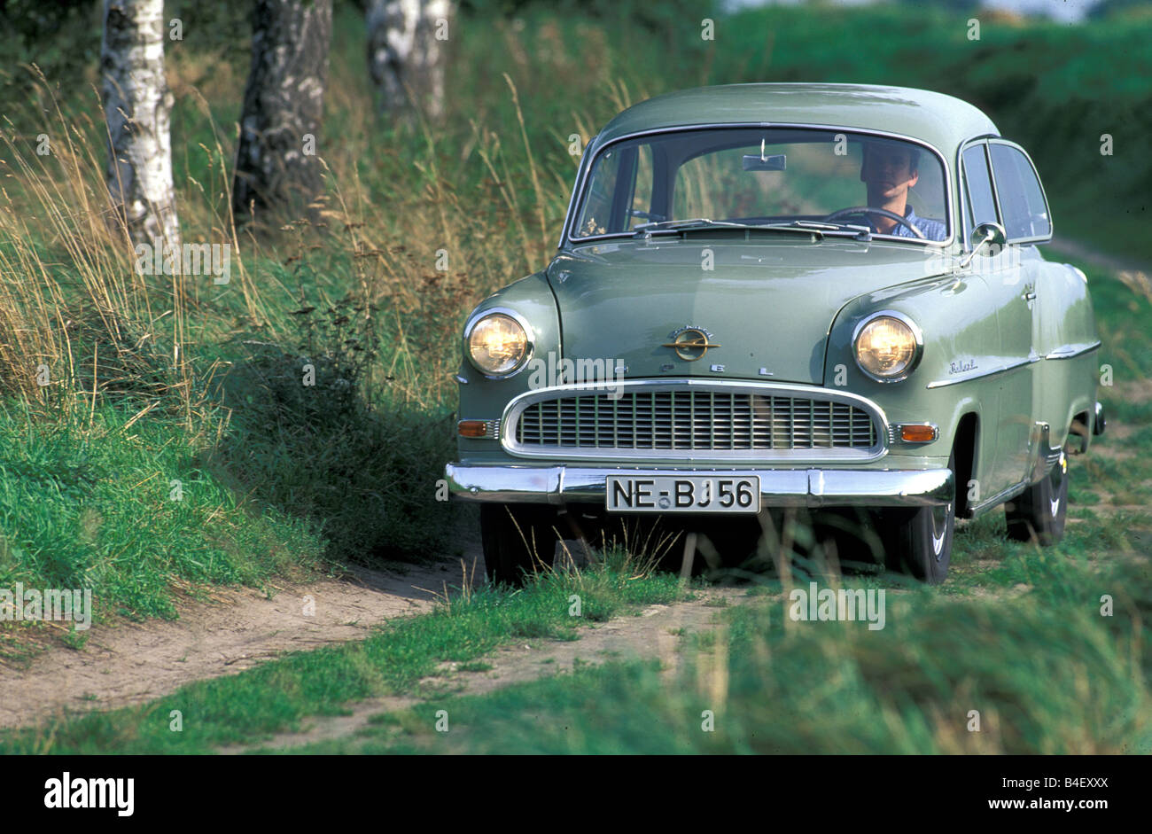 Opel Rekord A, Cabriolet (Deutsch), blau, Paradcar