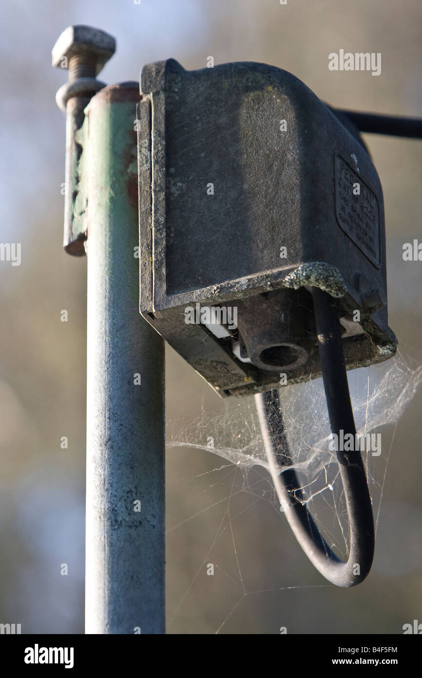 Boîtier de terminaison d'alimentation électrique Banque D'Images