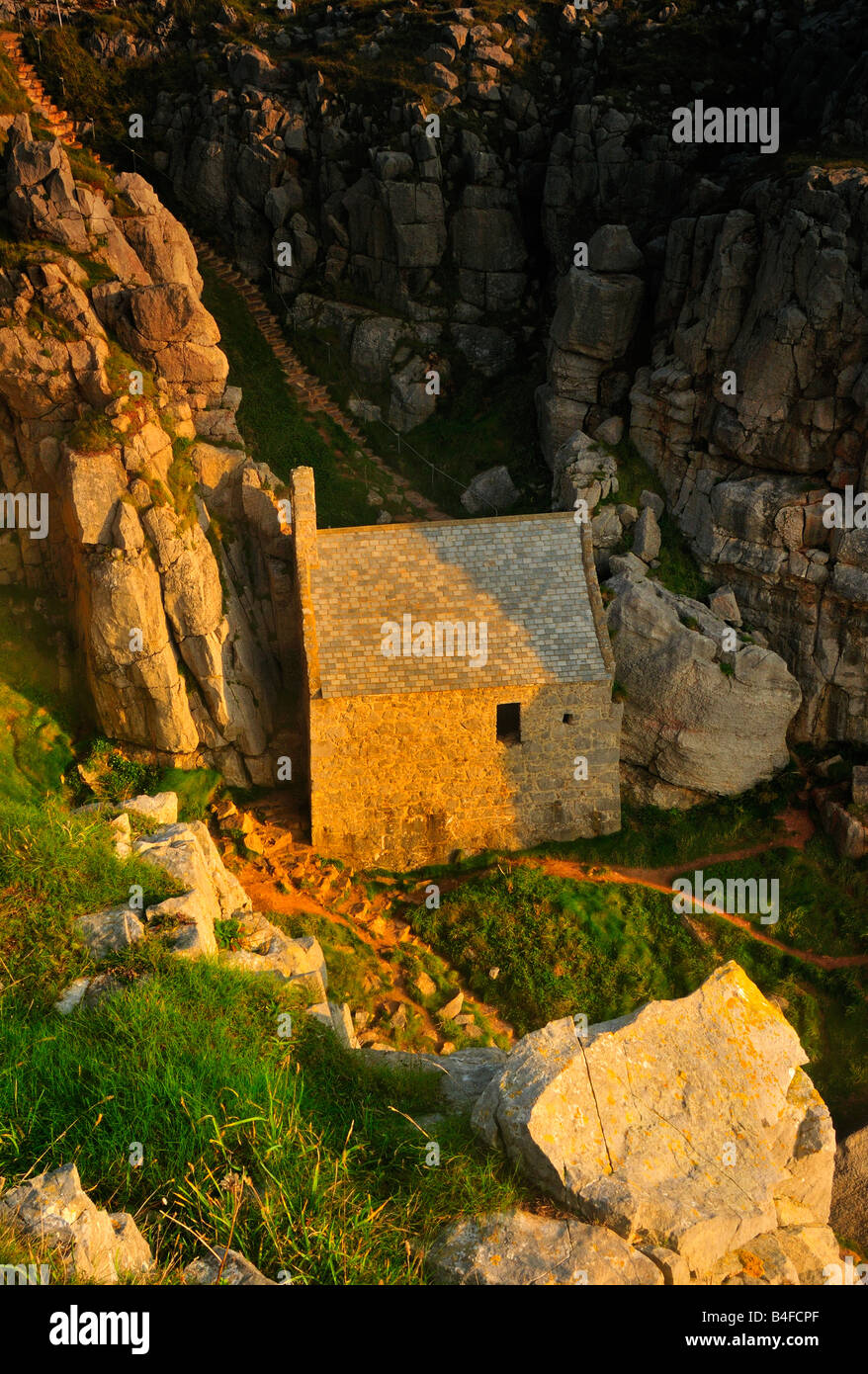 Chapelle St Govans , 13 Chapelle du xve siècle Banque D'Images