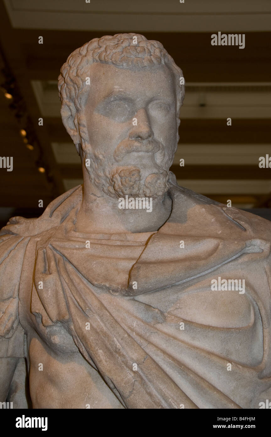 Lucius Septimius Severus (146-211) était un empereur romain. Banque D'Images