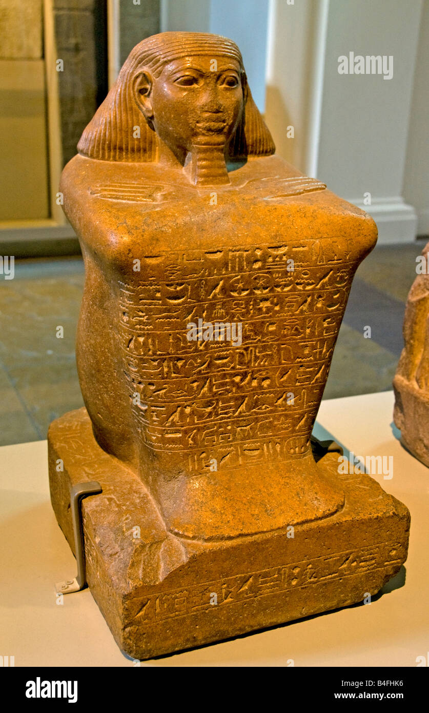 Senenmut xviiie Dynastie Thèbes BC 1480 temple de Karnak Banque D'Images