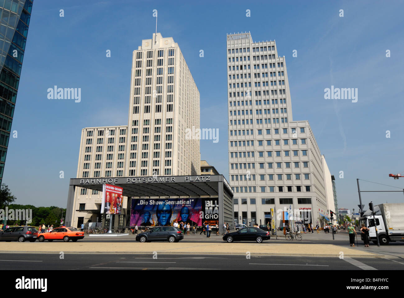 La Potsdamer Platz à Berlin, Allemagne Banque D'Images