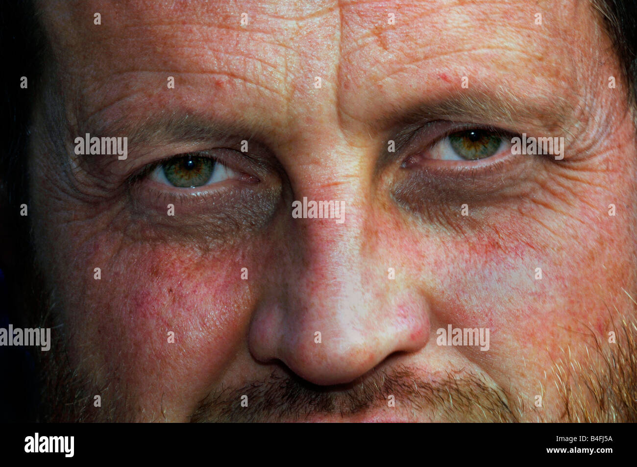 Portrait d'un homme âgé de 46 ans Banque D'Images