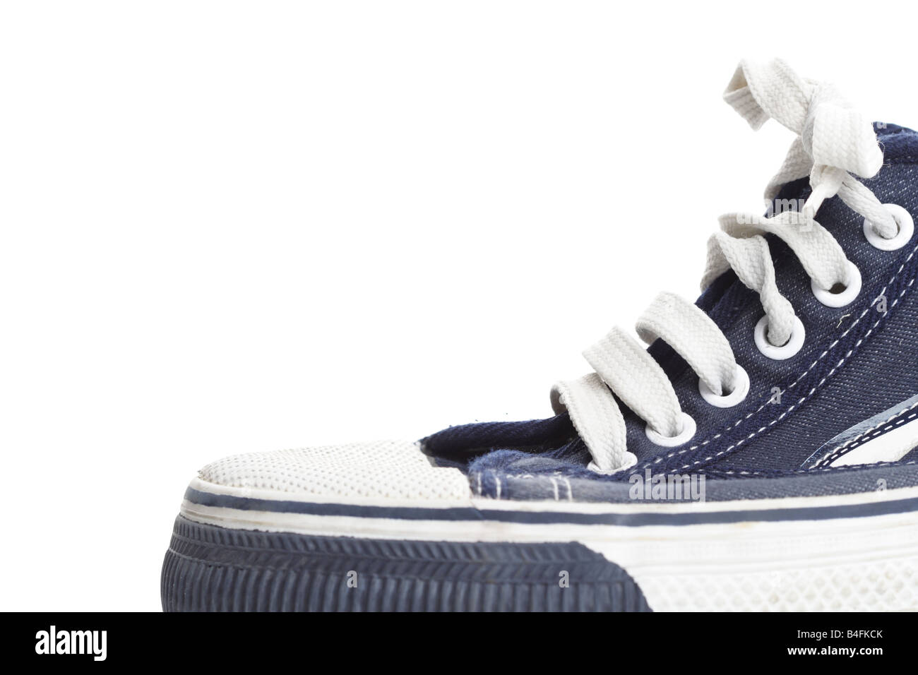 Sneakers isolé sur fond blanc Banque D'Images