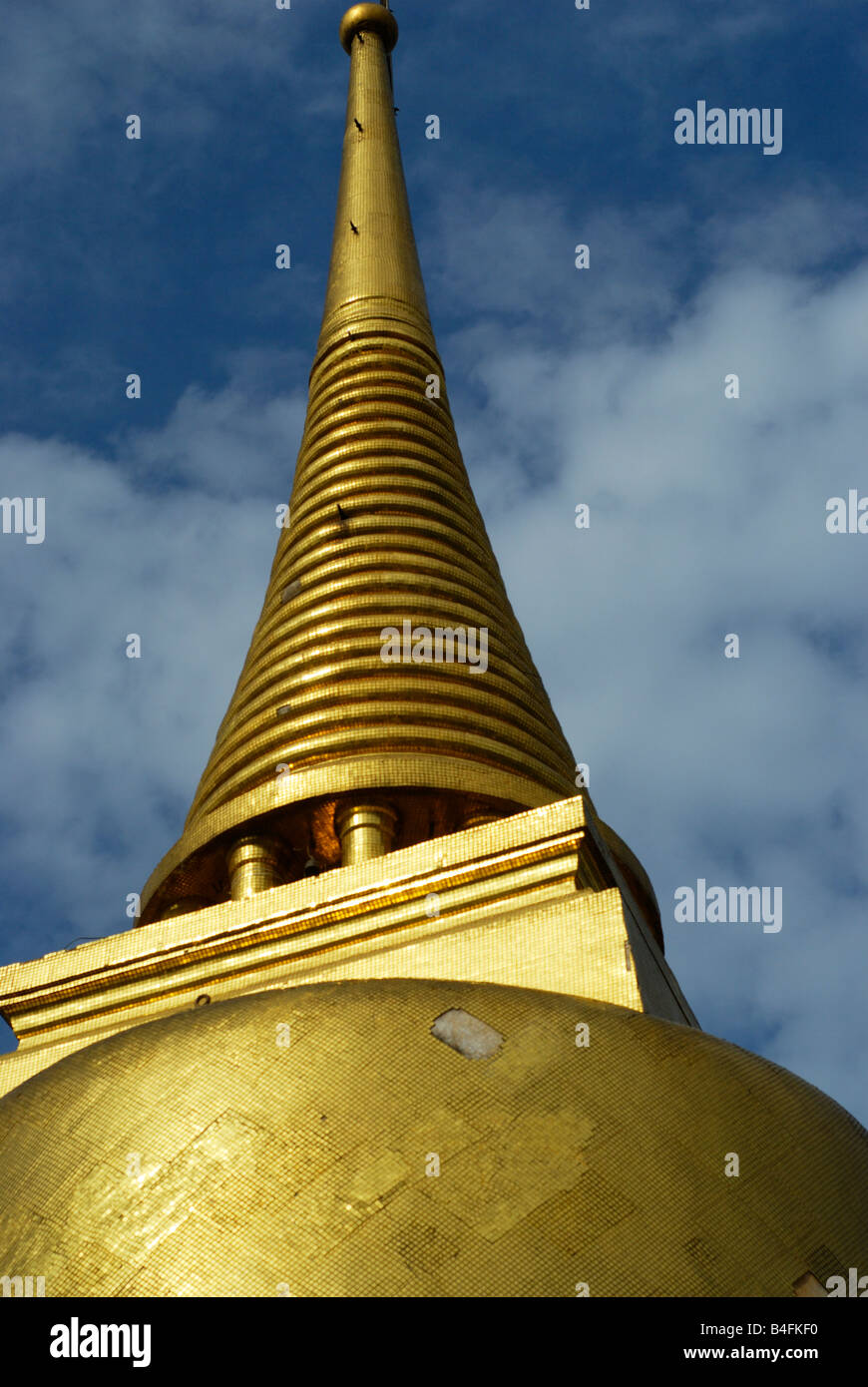 Le stûpa de la Mont d'or Bangkok Banque D'Images