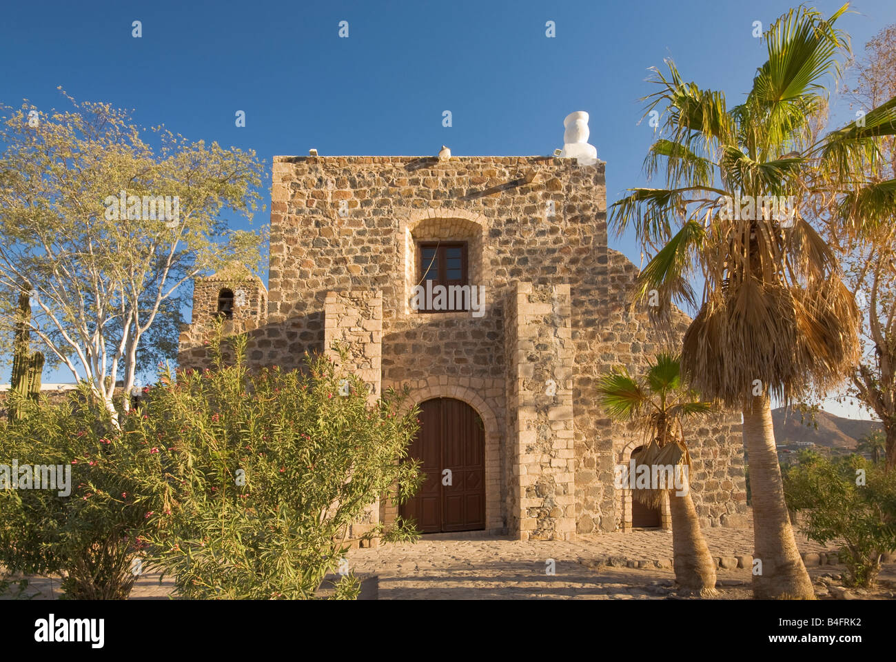 Mision Santa Rosalia Mulege Baja California Sur le Mexique Banque D'Images