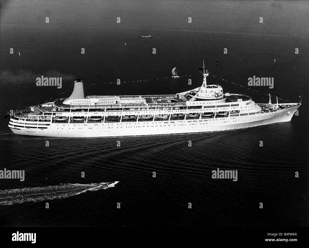 Navires de croisière des années 1980 Banque d