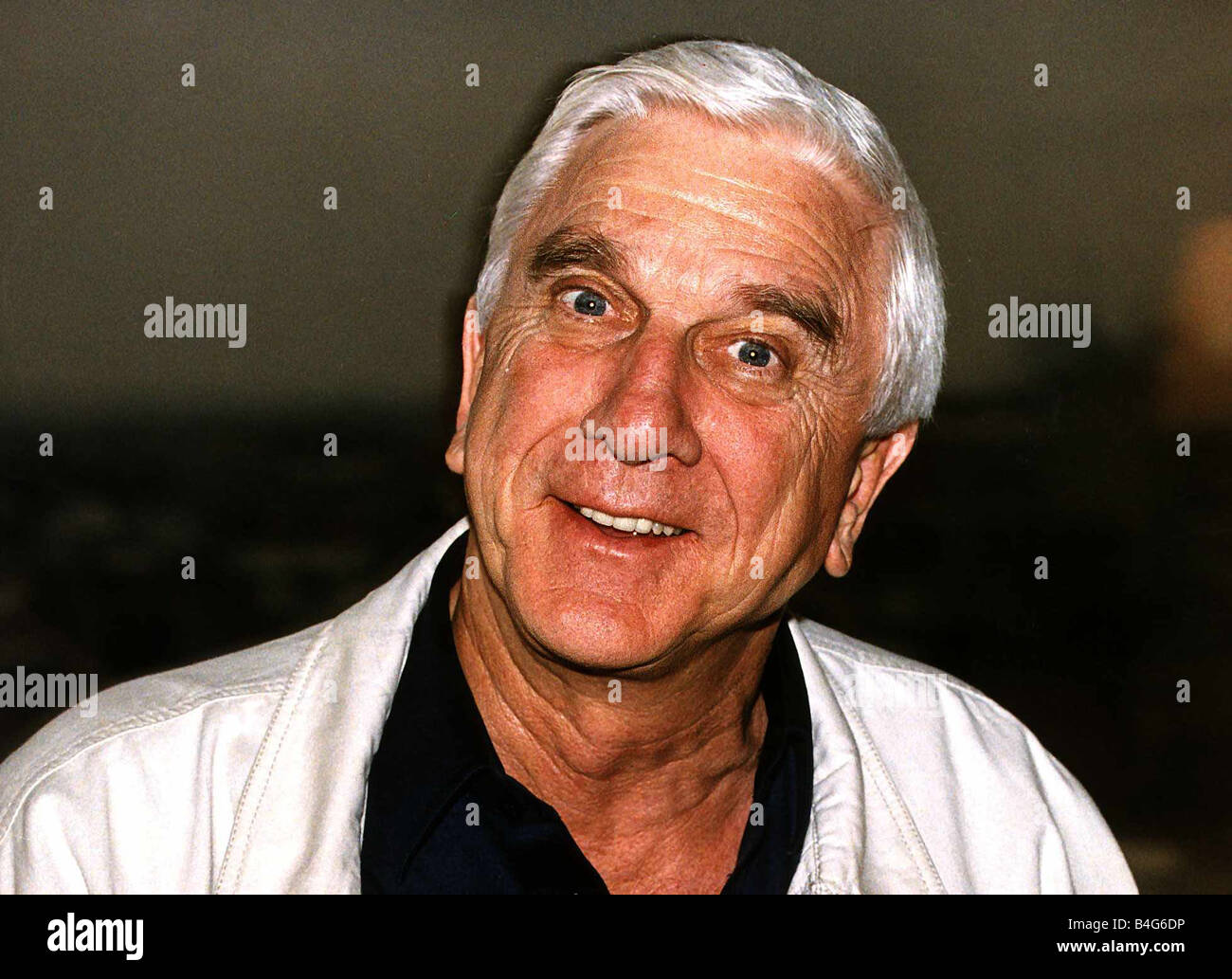 L'acteur Leslie Nielsen Banque D'Images