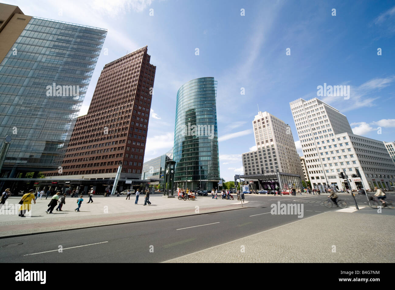 La Potsdamer Platz, Berlin, Allemagne Banque D'Images