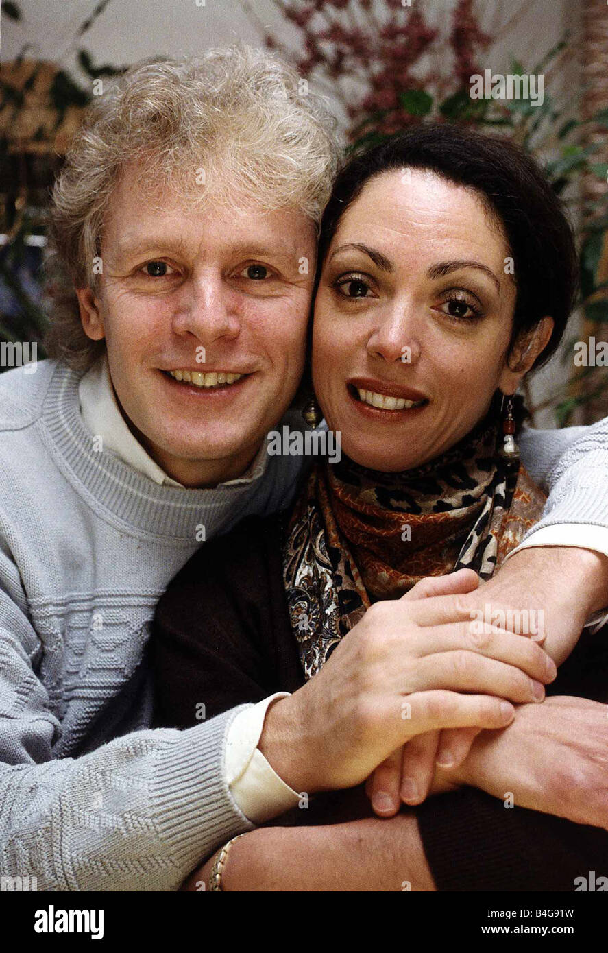 Paul Nicholas acteur avec femme Lindsay Nicholas Banque D'Images