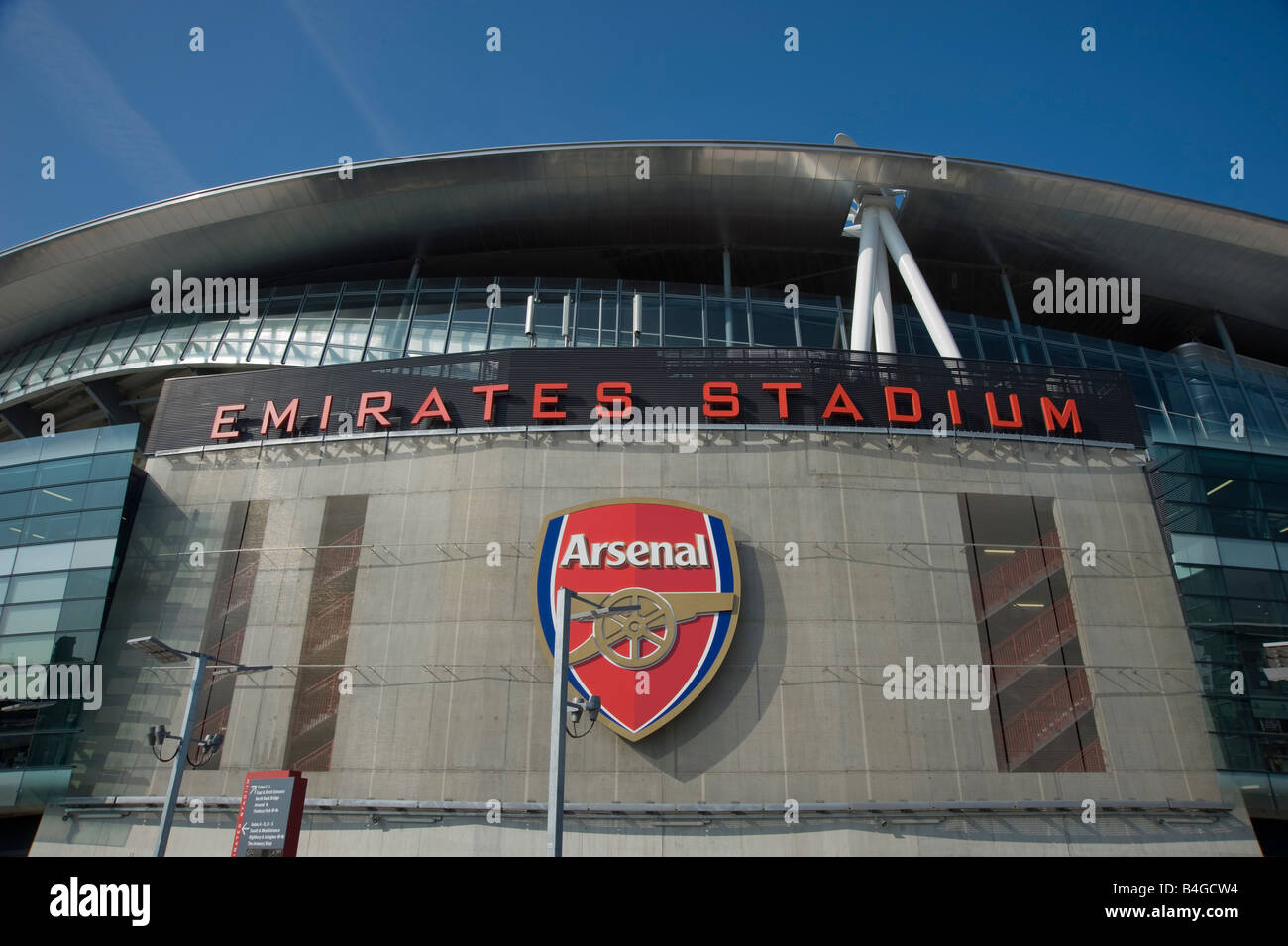 Arsenal Emirates Stadium Extérieur Lumières Smashed Mural Autocollant Décalque Imprimé