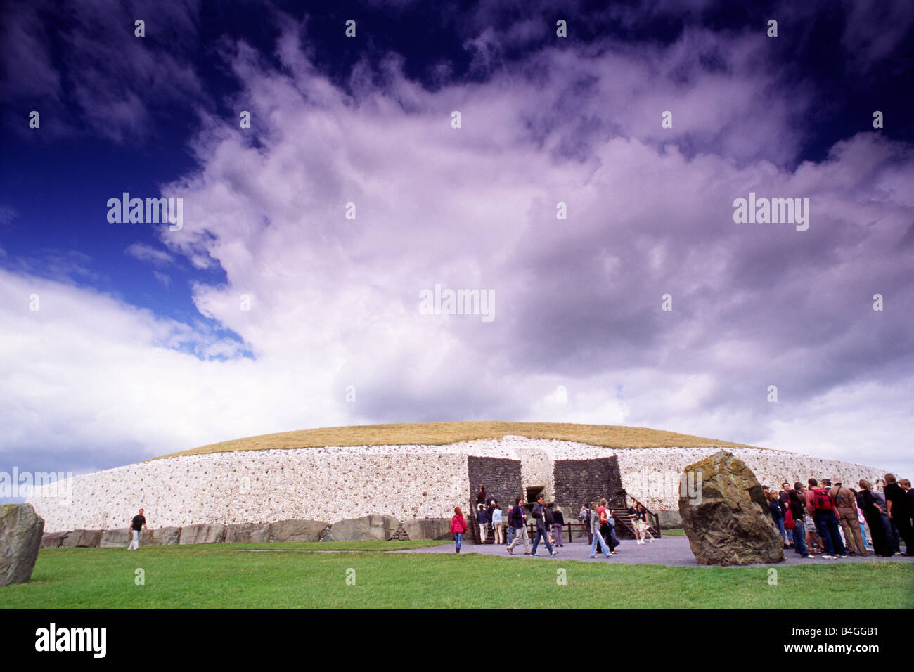 Irlande, County Meath, Brú na Bóinne, Newgrange Banque D'Images