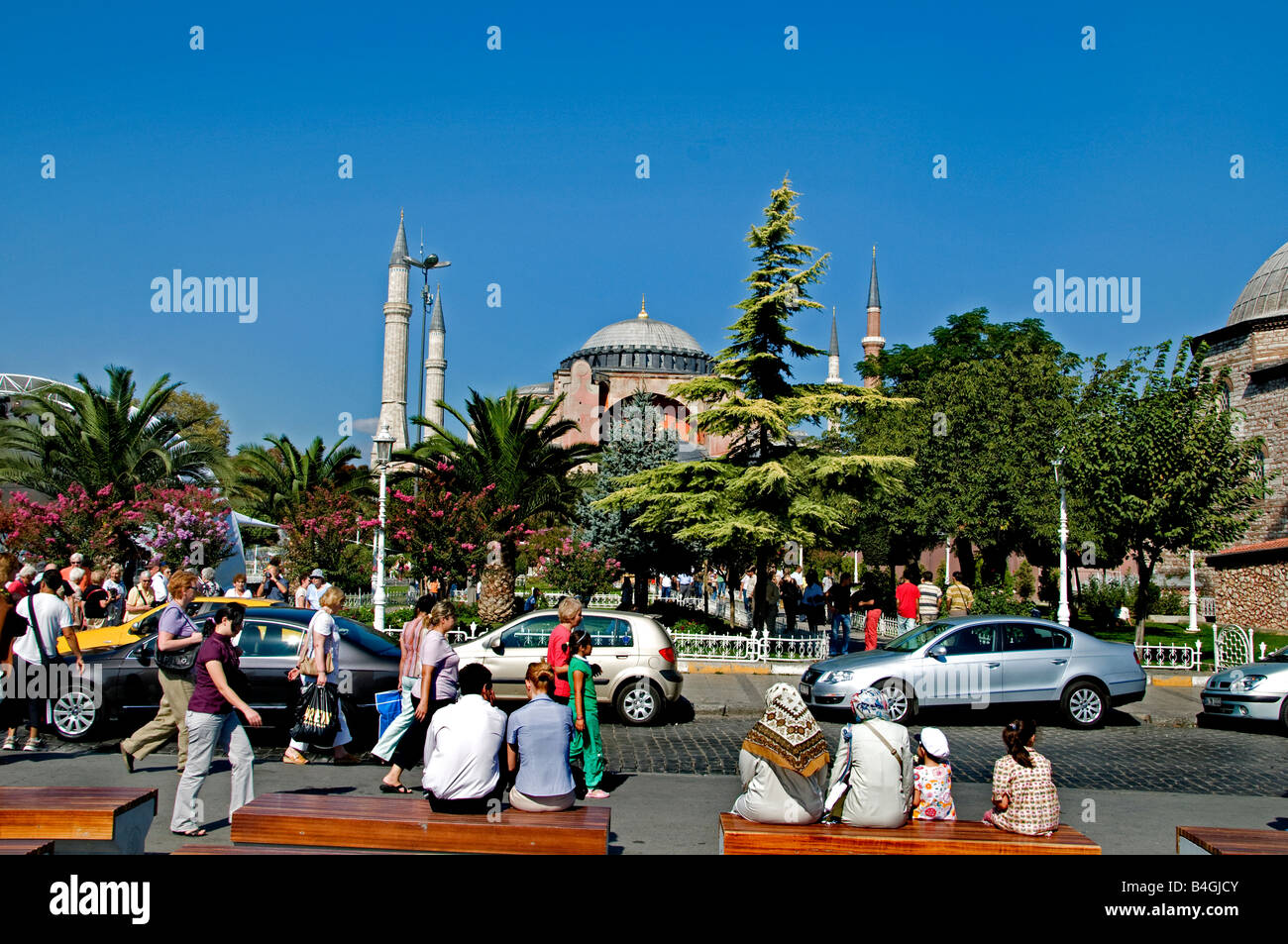 La mosquée Sainte-Sophie Sainte-sophie Istanbul Turquie Banque D'Images