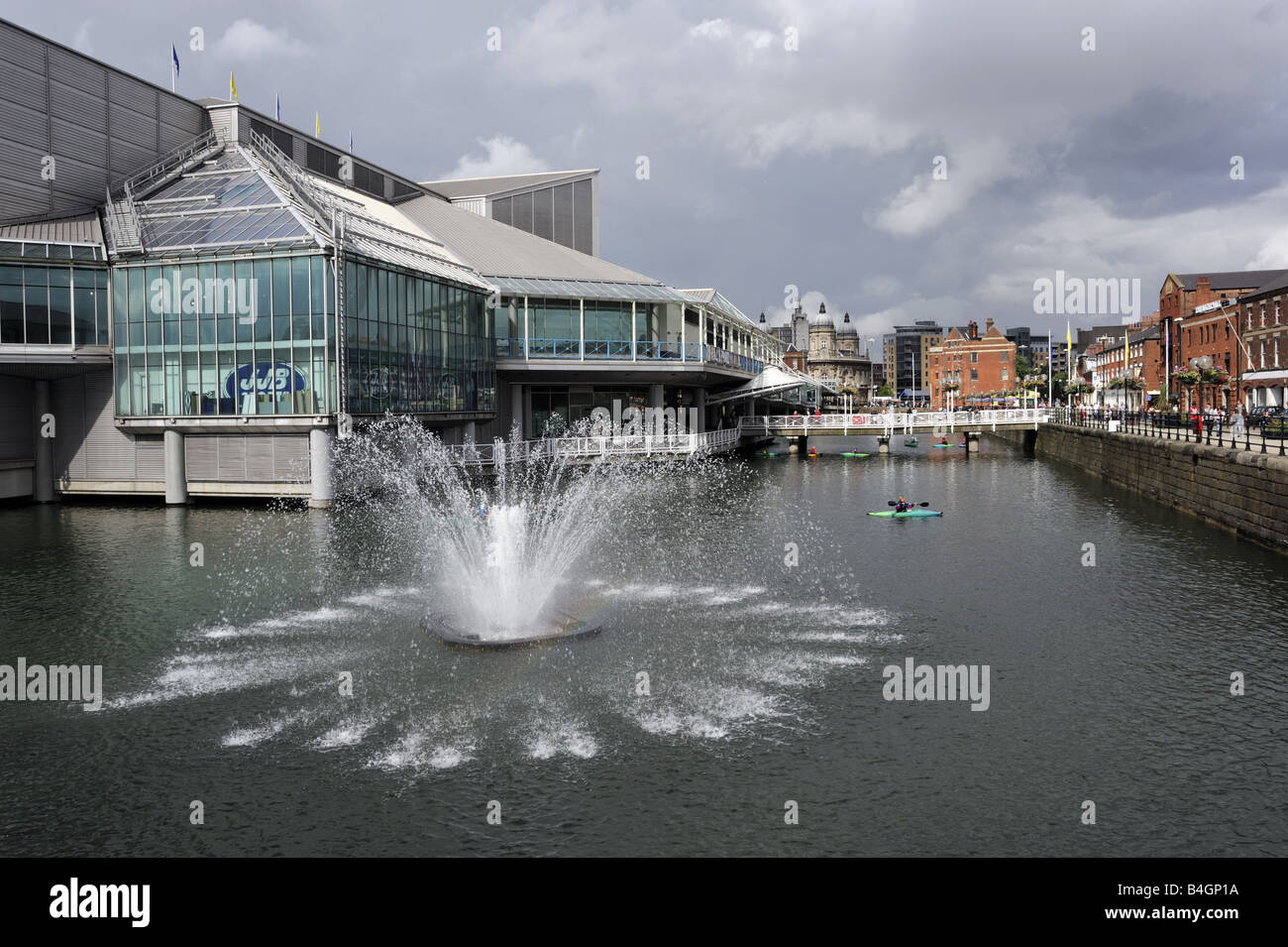Princes Quay shopping centre, le centre-ville de Hull, dans le Yorkshire, situé dans l'ancien Quai des Princes Banque D'Images