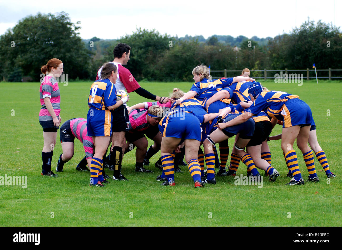 Women's Rugby Union à Leamington Spa, Royaume-Uni Banque D'Images