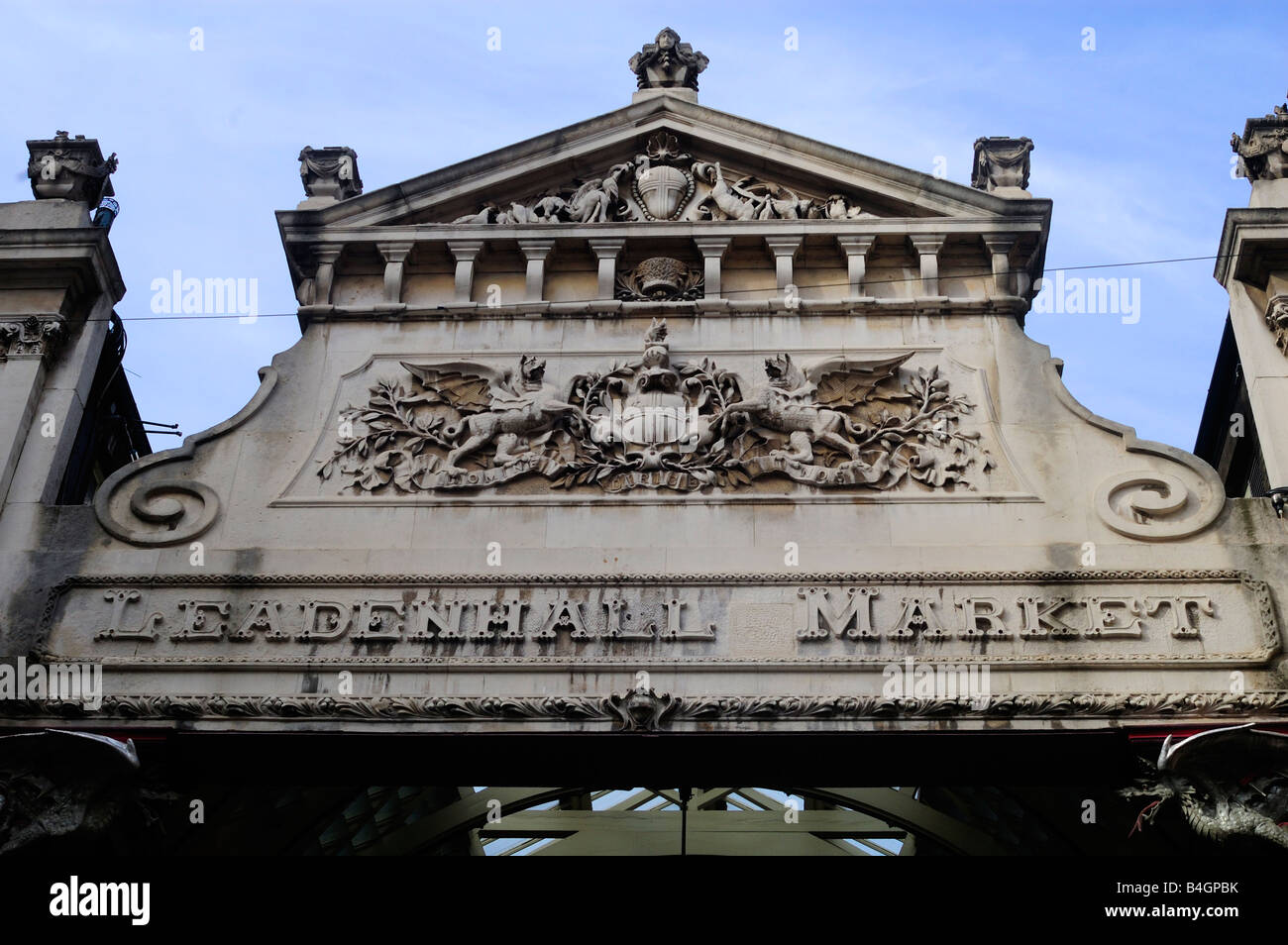 Leadenhall Market Gracechurch Street London England Banque D'Images