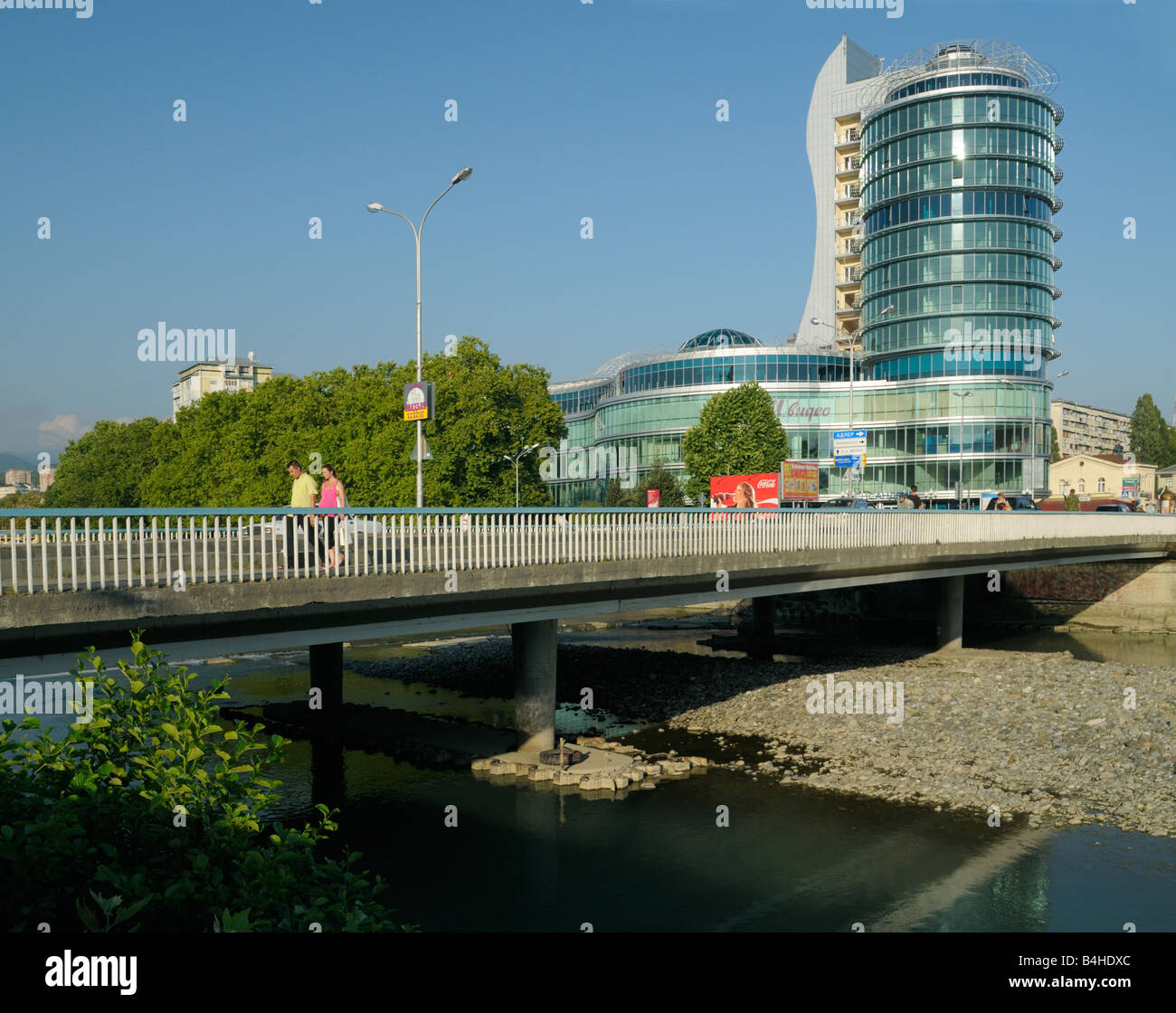 Bâtiment moderne à Sotchi, Russie Banque D'Images