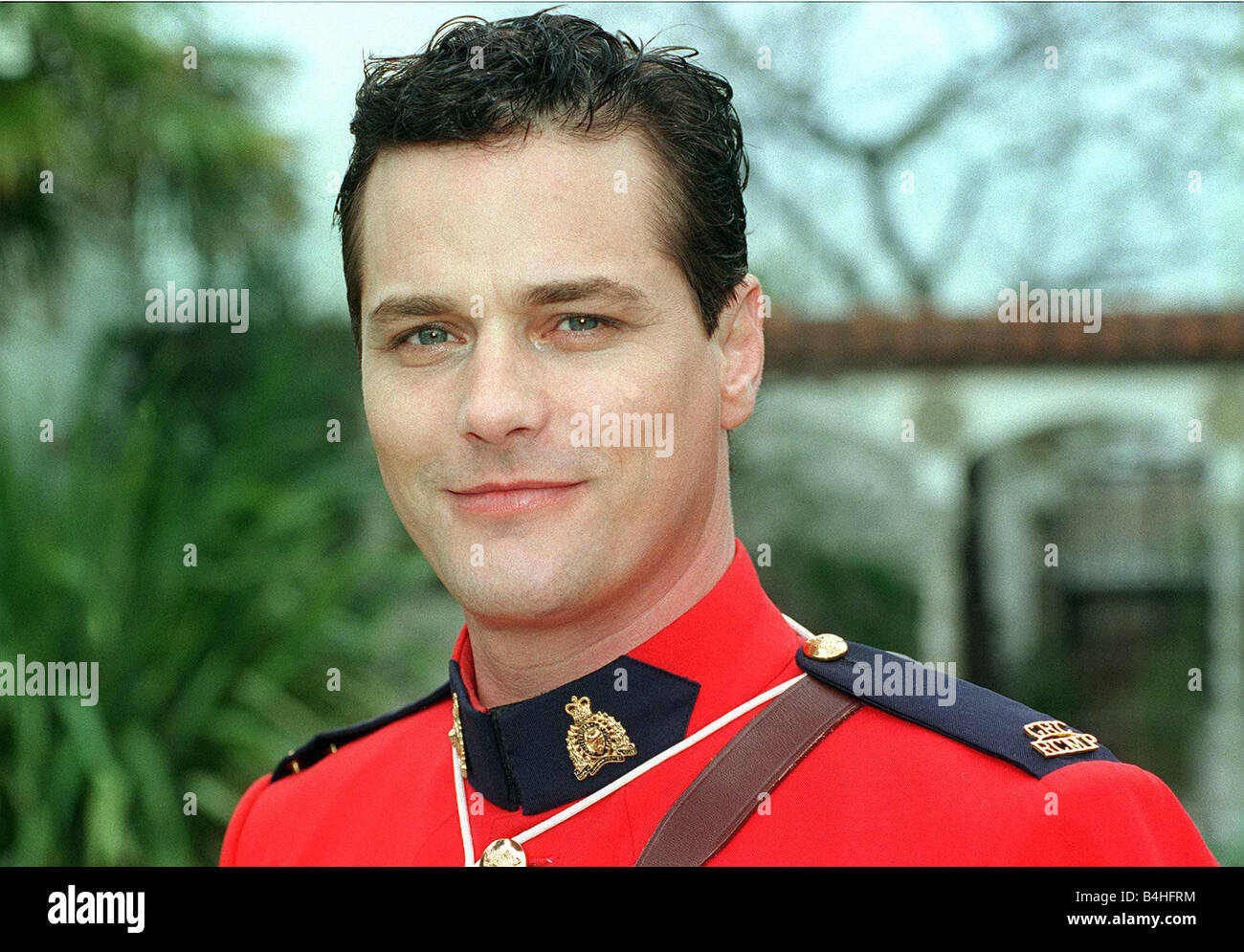 L'acteur Paul Gross comme l'agent Benton Fraser Mars 1998 de la Gendarmerie royale du Canada dans la série TV PLEIN SUD Banque D'Images