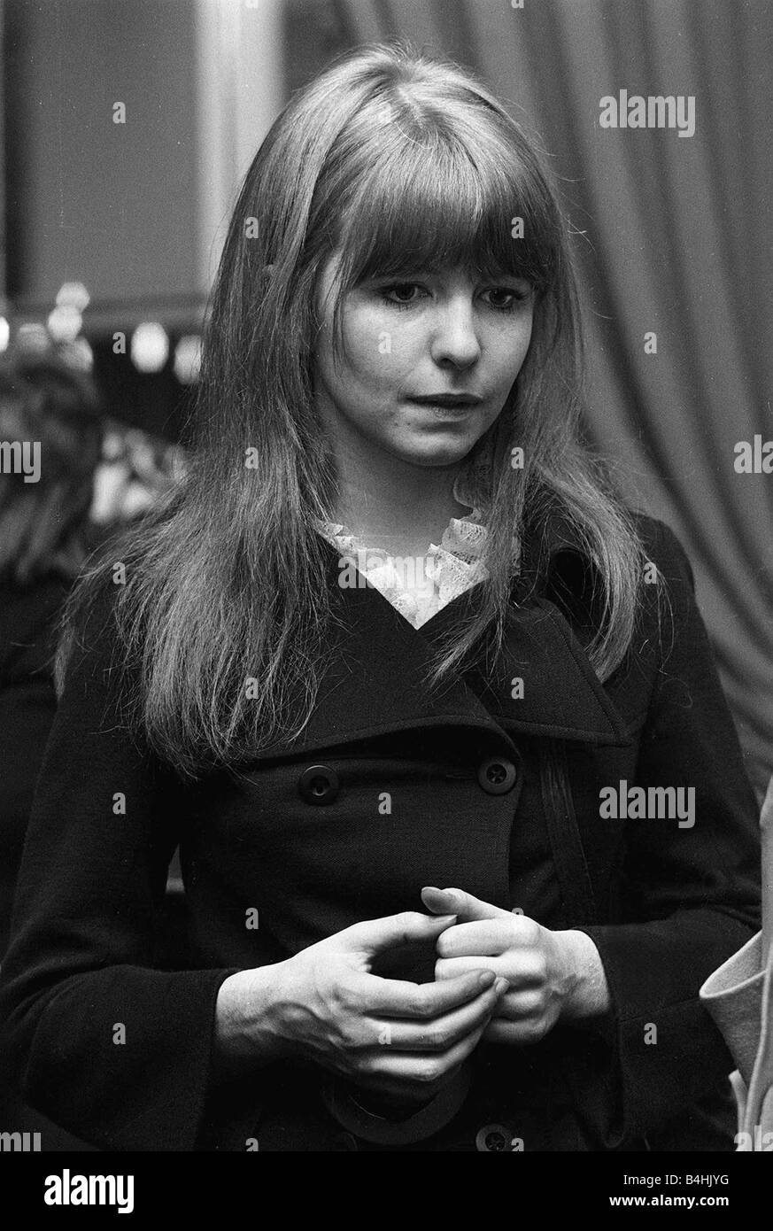 L'actrice Jane Asher 1968 Photo Stock - Alamy