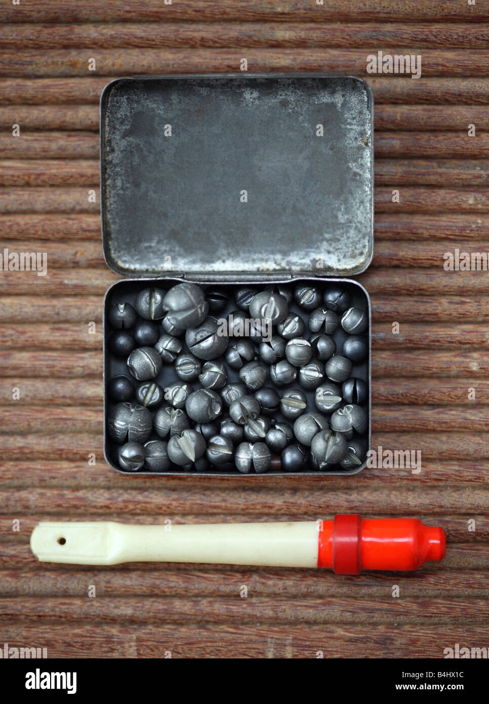 Leurre de pêche vintage 3 pouces métal Dardevlet #109 avec