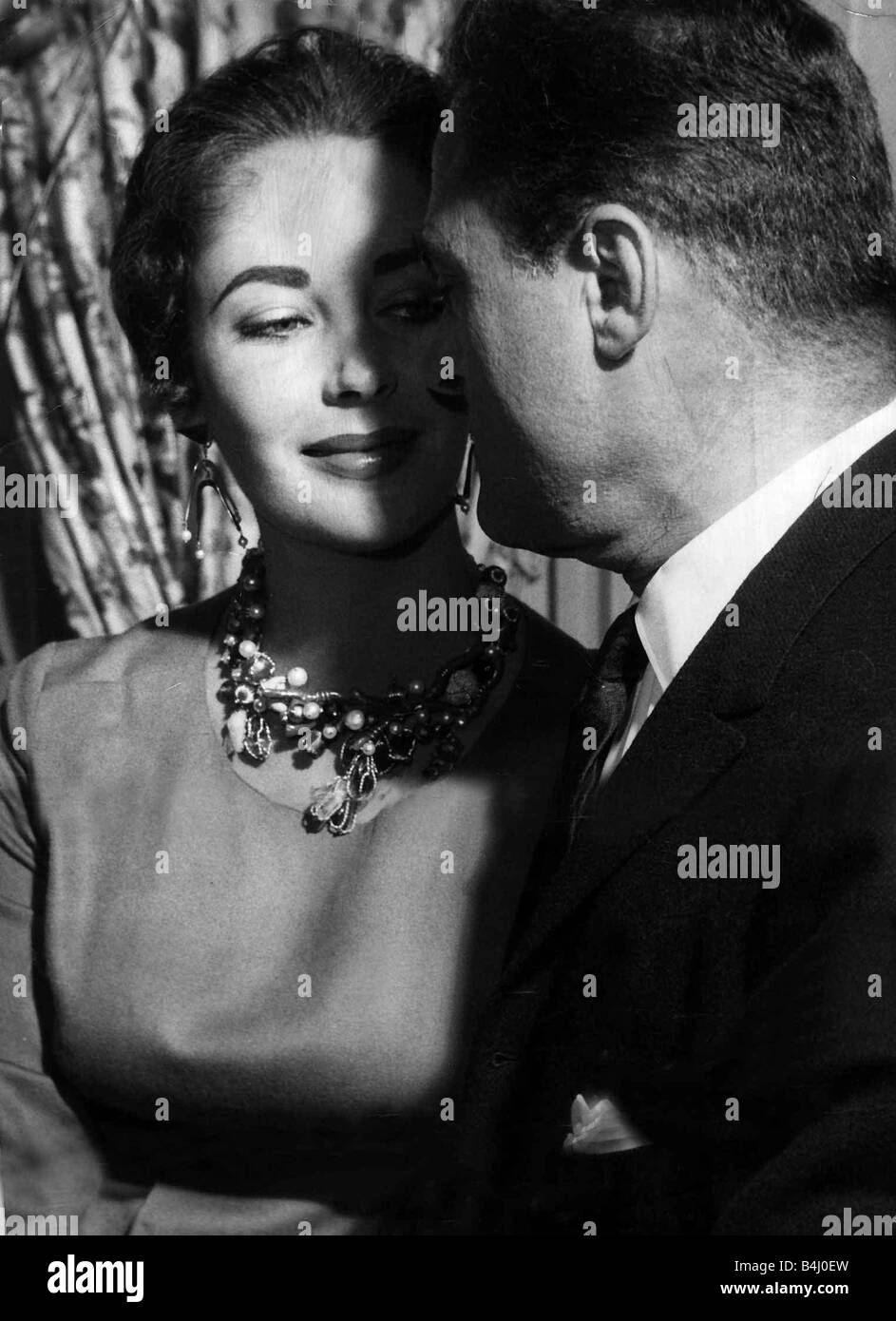 Elizabeth Taylor avec Mike Todd Banque D'Images