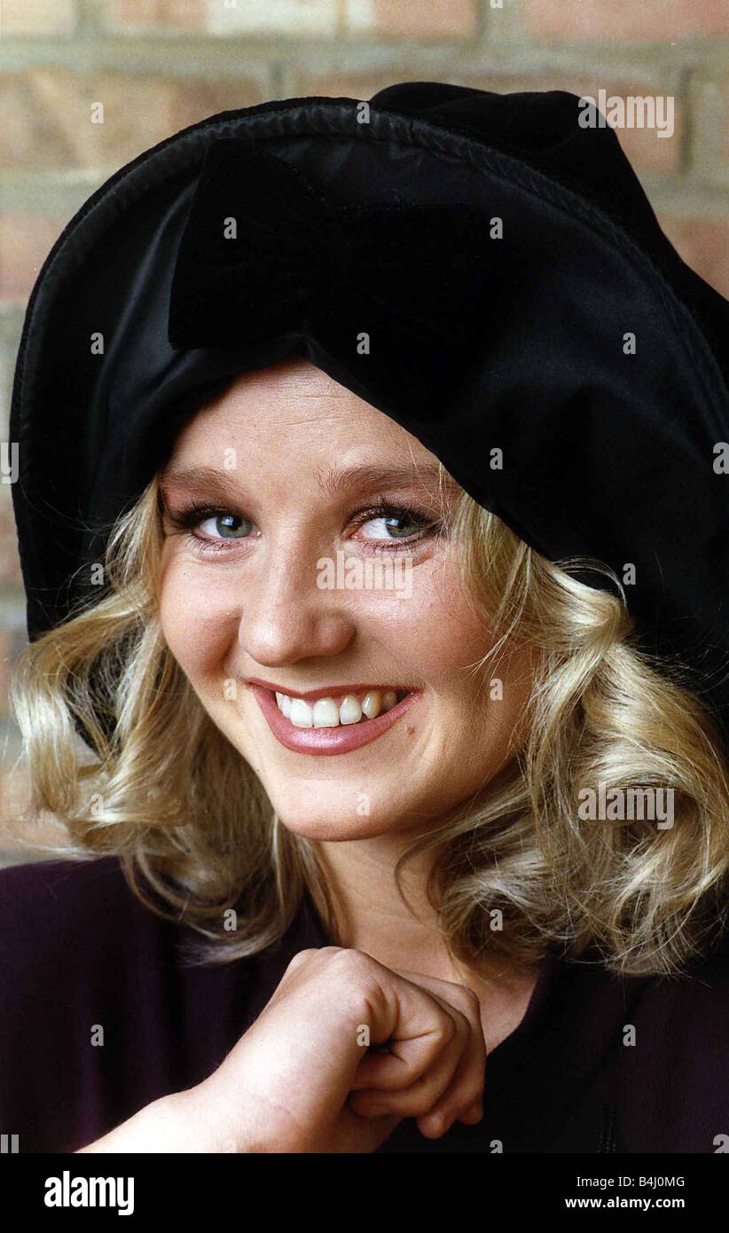 L'actrice Lisa Maxwell Décembre 1989 Banque D'Images