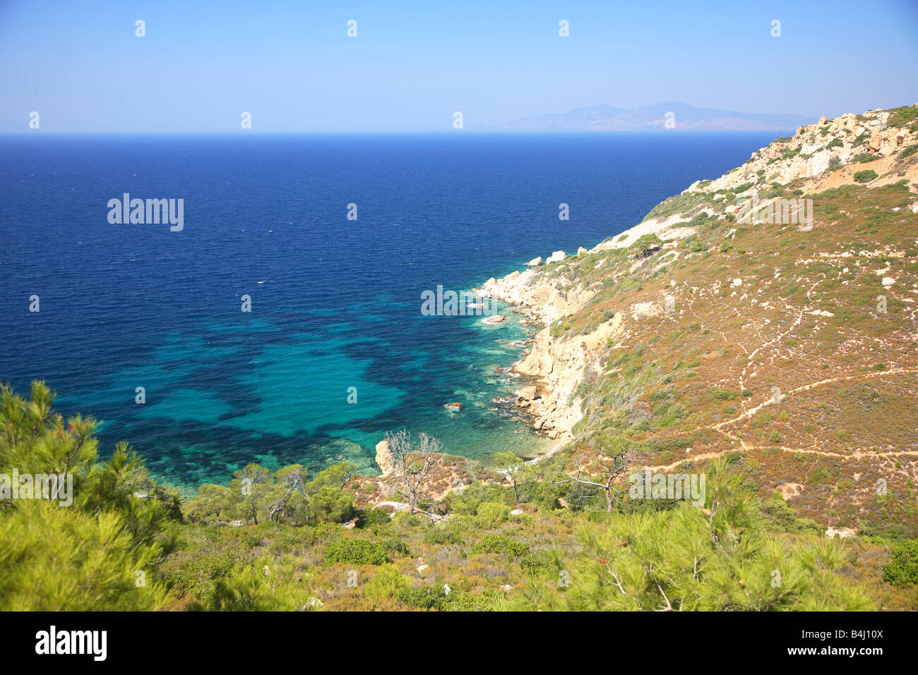 Mer et zones côtières, au nord de la mer Egée, la Turquie, Izmir salon Banque D'Images