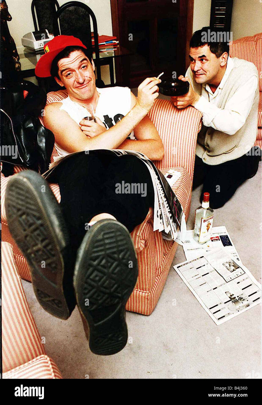 Craig Ferguson avec Gerard Kelly Juillet 1994 Banque D'Images