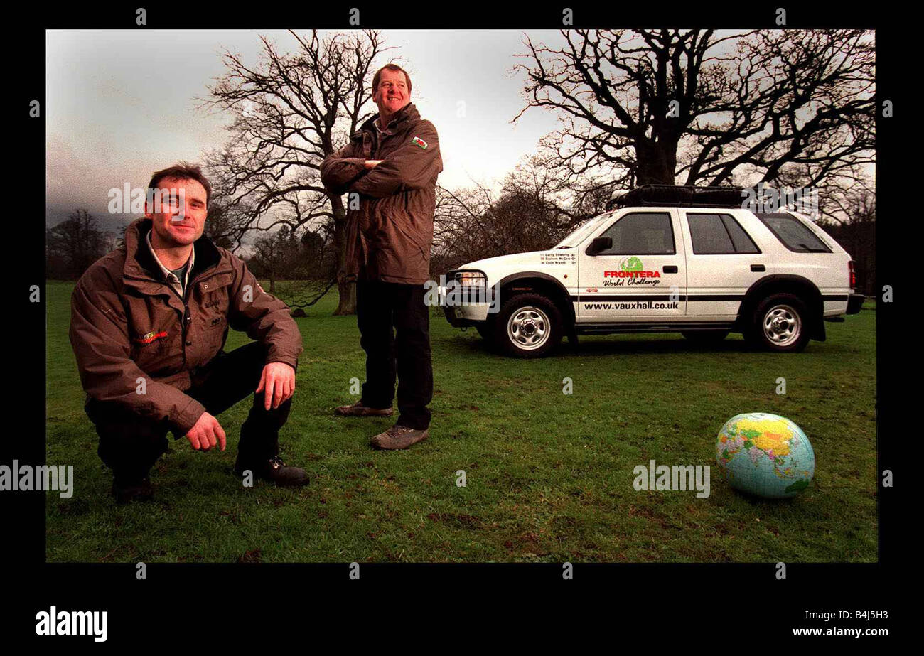 Mars 1998 Vauxhall Frontera World Challenge Colin Bryant et Graham McGraw Banque D'Images