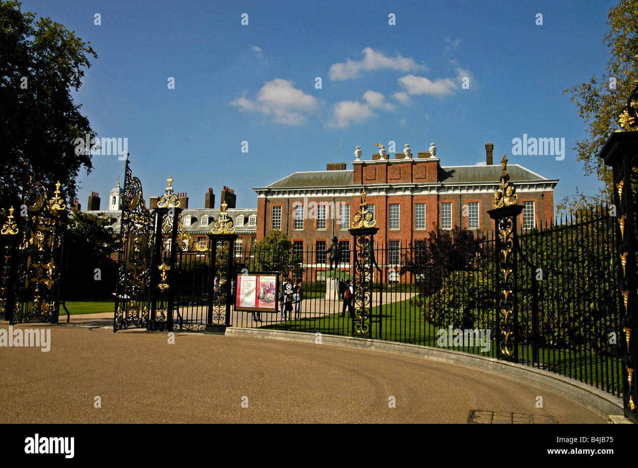 Kensington Palace, Kensington Gardens, Londres. Banque D'Images