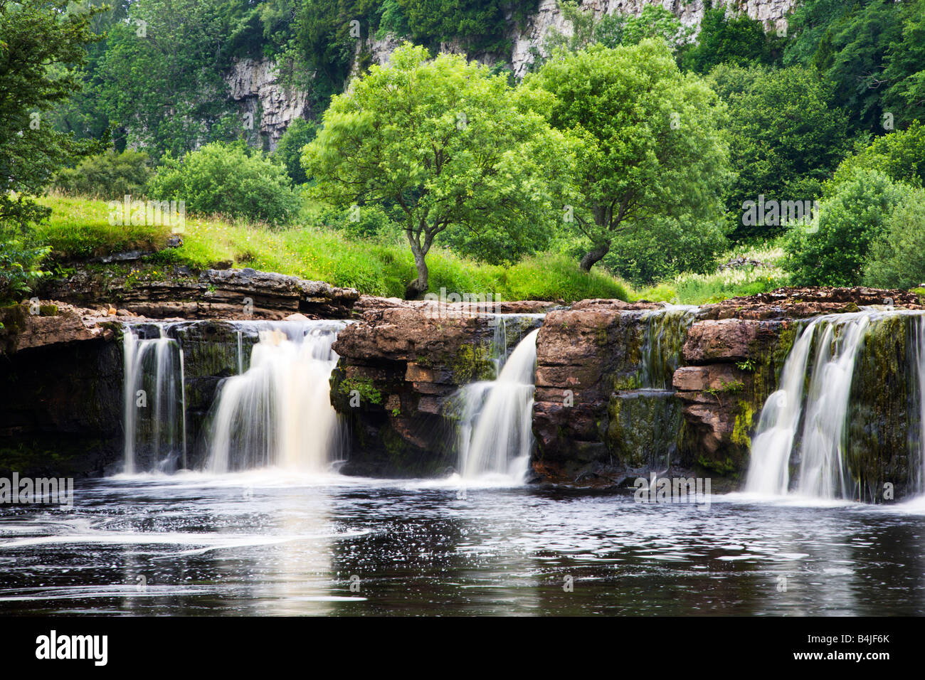 Le Wath Wain vigueur Keld Swaledale England Yorkshire Dales Banque D'Images