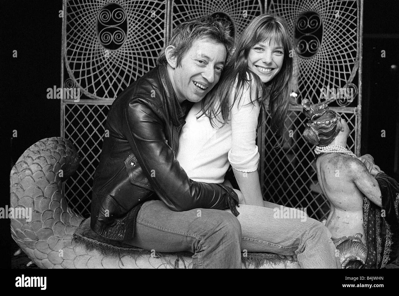 Photo Couleur Jane Birkin Et Serge Gainsbourg - 60x60 Cm, Neuf Dans Son Emballage
