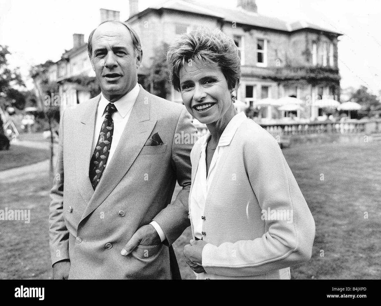 David Ligne Daker Brigit Forsyth acteur avec DBase Septembre 1989 Banque D'Images