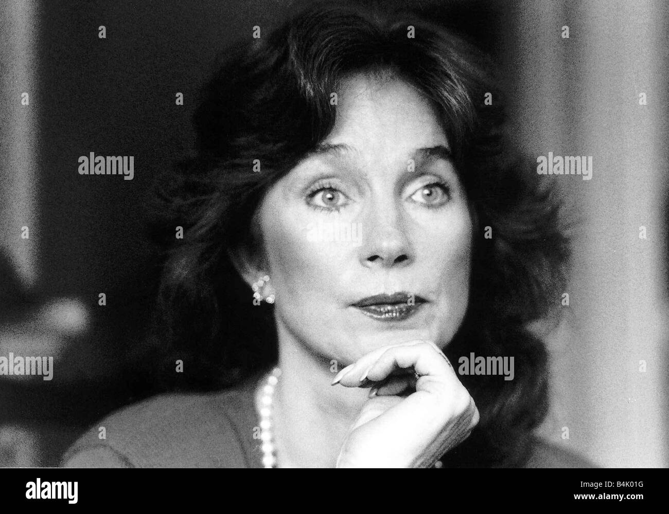 L'actrice Shirley Anne Field Dbase Novembre 1988 Banque D'Images