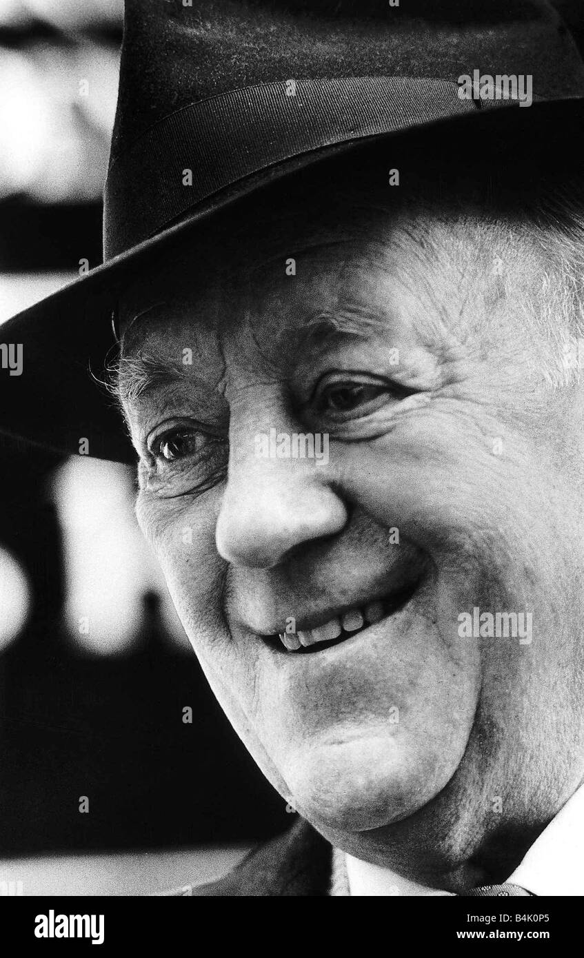 Sir Alec Guinness l'acteur Septembre 1986 Banque D'Images