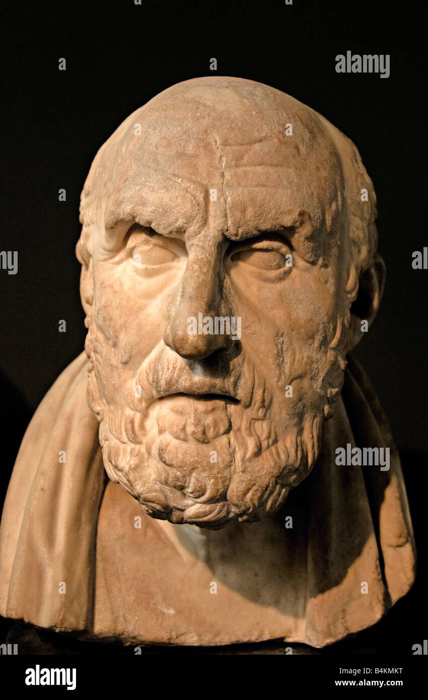 Chrysippos développeur de l'école de philosophie stoïcienne 281-208 BC Grèce Grec Banque D'Images