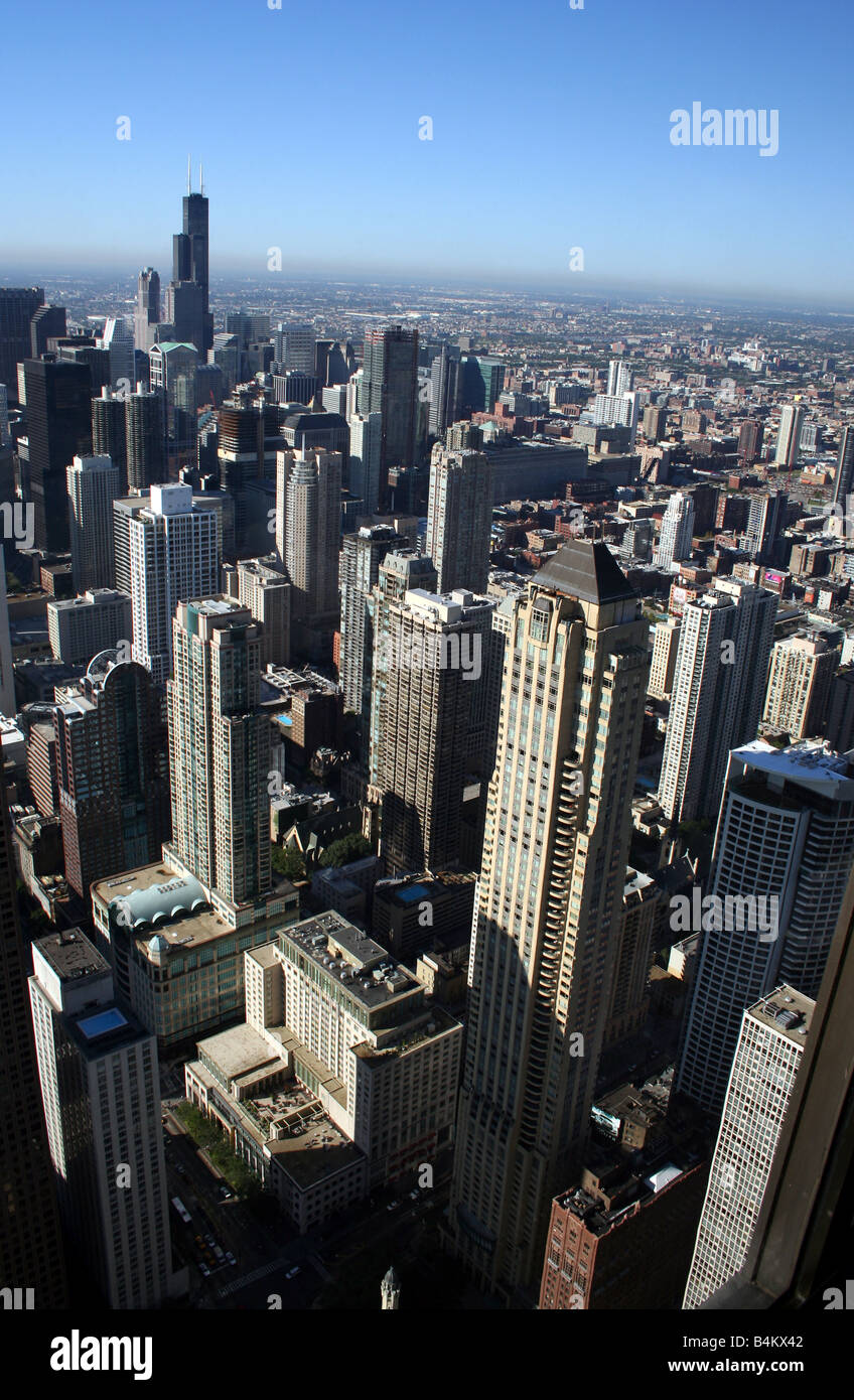 Le centre-ville de Chicago. Banque D'Images