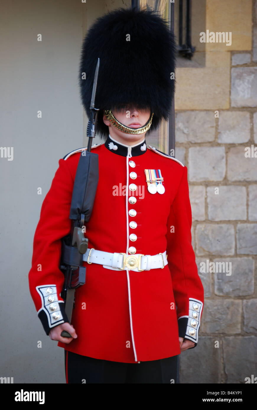 Imprimeur de la garde, Ward, le château de Windsor, Windsor, Berkshire, Angleterre, Royaume-Uni Banque D'Images