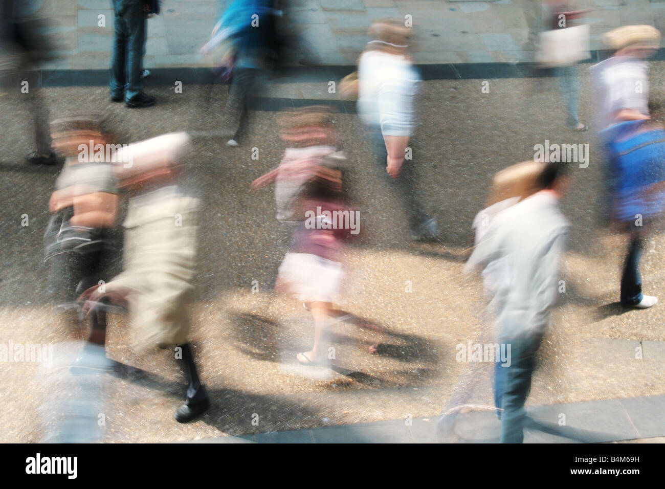 Shoppers Banque D'Images