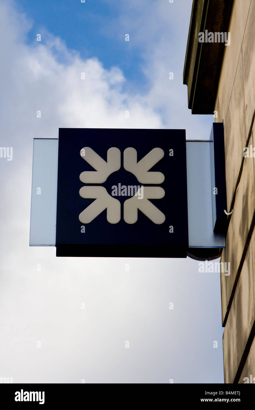 Royal Bank of Scotland sign Banque D'Images